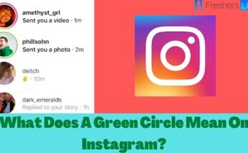 green circle on instagram