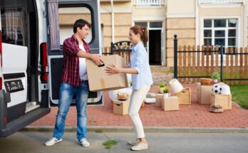 Young Family Moving House